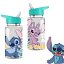 BOTELLA STITCH CON PAJITA 450ml